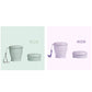 Collapsible Silicone Travel Cup with Lid