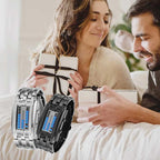 ⌚ Men's Binary LED Watch – Stainless Steel, Blue Light, Sporty, Water-Resistant, Modern ⚡