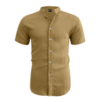 ✨New Arrival👕Men's Summer Stand Collar Short Sleeve Shirt
