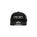 🔥Mesh Back Trucker Cap with "I Fix Shit" Embroidery – Breathable Outdoor Sun Hat🧢☀️