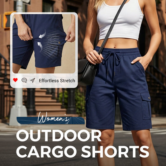 Women's Quick-Dry Cargo Shorts with Pockets