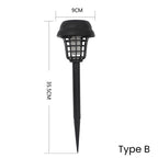 🚫🦟Solar Mosquito Zapper Lamp Stake