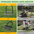 🎉 Heavy-Duty Manual Lawn Coring Aerator