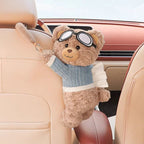 ✨Adorable Bear Plush Car Tissue Holder