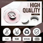 Reusable Self-Adhesive False Eyelashes