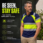 Men's High Visibility Round-Neck Top