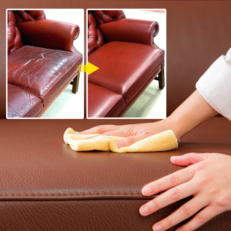 🌟Leather Paint & Repair Kit – 11 Vivid Colours, Protective Semi-Gloss Finish. Restores Shoes, Sofas & Accessories – Safe, Non-Toxic & Easy to Apply! 💪✨