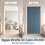 ⭐No-Drill Magnetic Accordion Door Curtain