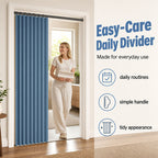 ⭐No-Drill Magnetic Accordion Door Curtain