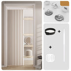 ⭐No-Drill Magnetic Accordion Door Curtain