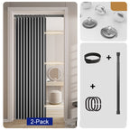 ⭐No-Drill Magnetic Accordion Door Curtain