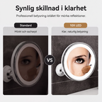 💄10x Magnifying Makeup Mirror with LED Light and Suction Cup – Perfect for Flawless Makeup and Skincare 🔍✨