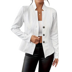 ✨Women's Textured Button Down Blazer Jacket – Effortless Elegance for Every Occasion