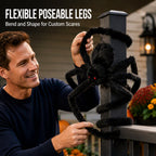 🕷️Oversized Outdoor Halloween Spider – Perfect for Multiple Spots, Haunted House Themes & DIY Scary Displays! 👻✨