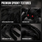🕷️Oversized Outdoor Halloween Spider – Perfect for Multiple Spots, Haunted House Themes & DIY Scary Displays! 👻✨