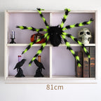 🕷️Oversized Outdoor Halloween Spider – Perfect for Multiple Spots, Haunted House Themes & DIY Scary Displays! 👻✨