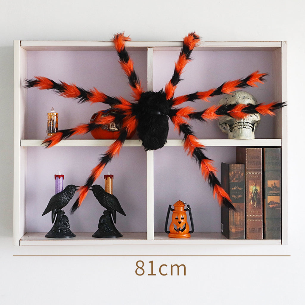 🕷️Oversized Outdoor Halloween Spider – Perfect for Multiple Spots, Haunted House Themes & DIY Scary Displays! 👻✨