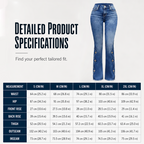 💃Women High Waisted Distressed Flare Jeans