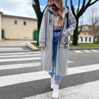 🧥New This Season - Long Zipper Hoodie with Pockets - Versatile, Warm, and Comfortable