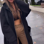 🧥New This Season - Long Zipper Hoodie with Pockets - Versatile, Warm, and Comfortable