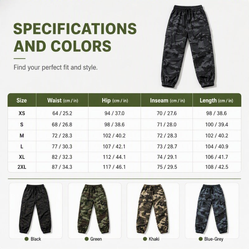 💥 More Pockets, More Freedom | Women's Stretch High-Waist Cargo Joggers