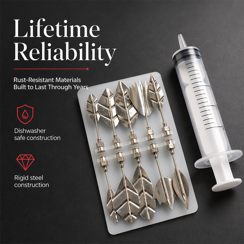 🎂Professional 3D Jelly Art Kit‑ 304 Stainless Steel 10‑Piece Floral Gelatin Art Tools with Syringe, DIY 3D Flower Jelly Cake Decorating Set for Pastry & Baking Lovers