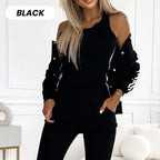 ✨ Effortless Versatility | Women's Jacket, Tank Top & Pants 3-Piece Set