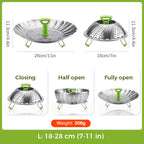 🍲Stainless Steel Expandable Steamer Basket