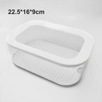 🍱50% OFF! 👀 Clear Fridge Storage Container with Lid – Transparent Visibility, Stackable Design & 3 Size Options – Organize Your Fridge Effortlessly ✨