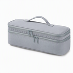 Portable Quilted Travel Storage Bag with Handle for Hair Dryer Curling Iron and Hair Straightener