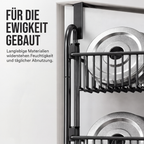 🚪Over the Door Hanging Organizer – Drill-Free Installation, Multi-Tier Carbon Steel Baskets & Space-Saving Design – Practical Storage for Any Room 🧺