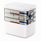 Large Plastic Medicine Storage Box with Multi-Layer Divided Compartments Portable Family Emergency First Aid Organizer Box💊📦