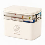 Large Plastic Medicine Storage Box with Multi-Layer Divided Compartments Portable Family Emergency First Aid Organizer Box💊📦