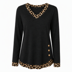 Women's V-Neck Long Sleeve Knit Top✨