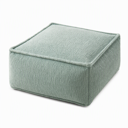🛋️🧶 Boho Storage Ottoman Pouf Cover – fill with clothes & blankets, supports 220 lbs, washable canvas. Tidy & cosy! 🏠✅