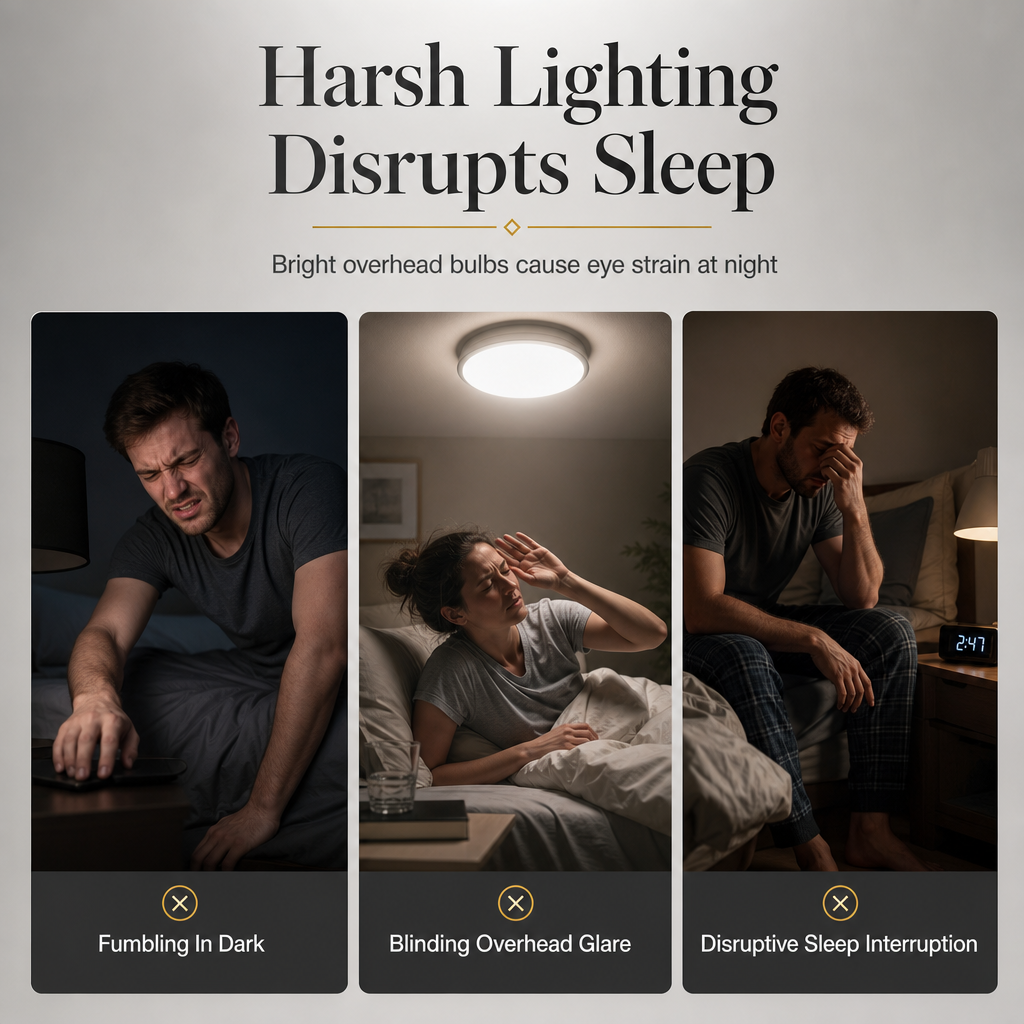 Geometric Crystal Night Light: Touch Control, 3 Colors, USB Rechargeable, Bedroom Glow