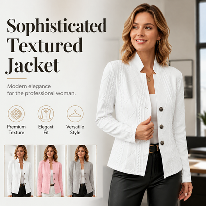 Women's Blazer-Style Knit Jacket